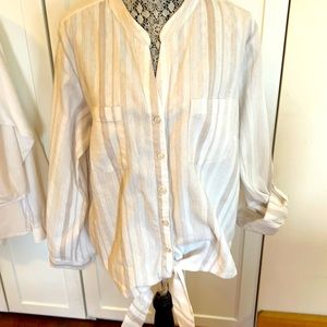 JM Collection Cotton/Linen. Sz.XL